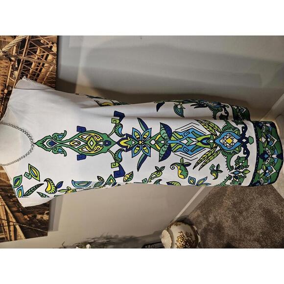 Kim Rogers Women's Colorful Shift Dress - Size 8 #78 - Picture 1 of 6